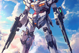 design robots and concept art of mecha