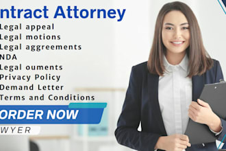 draft legal contracts,agreements, nda, terms and conditions, privacy policy