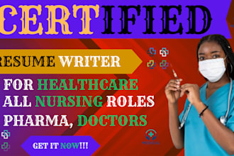 provide you healthcare, pharmaceutical, medical, nursing resume with cv