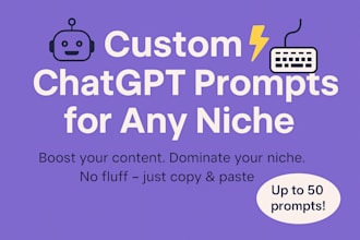 generate chatgpt prompts for your niche or business