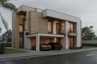 do realistic architectural visualization and 3d exterior modelling