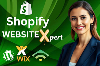 do website development, wordpress customization , shopify , ecommerce , wix