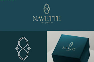 do modern luxury, jewelry, crown, minimalist, signature logo