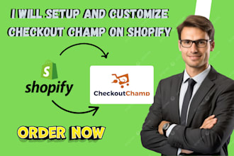 setup and customize checkout champ on shopify