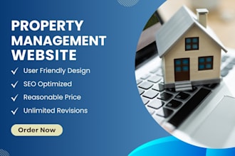 design a property management website for your business