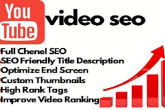 boost youtube video ranking, via google ads with expert SEO and optimization