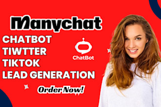 set manychat chatbot manychat expert many automation for social media page