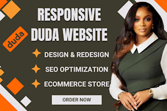 design and develop website using duda website builder