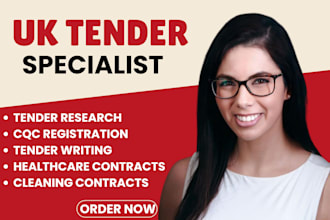 win, healthcare and uk tender, bid writing proposal, cleaning tender