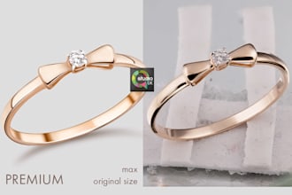 high end retouch jewelry image