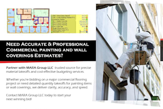 do commercial painting estimating using planswift