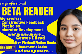 beta read and proofread your fiction or romance manuscript