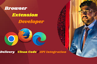 develop custom browser extensions and automations