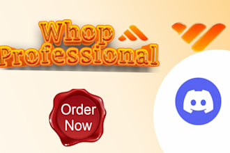 professionally build your whop marketplace with discord and telegram