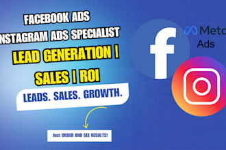 run highly targeted facebook and instagram ads for leads and sales