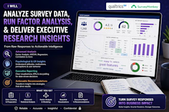 analyze survey data and deliver actionable research insights and reports
