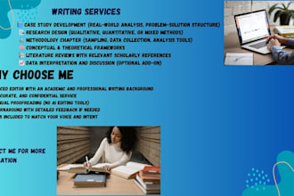develop research, case studies, methodology, and design frameworks