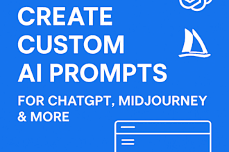 create powerful ai prompts for chatgpt , midjourney and more