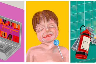 create custom illustrations for editorial or social topics