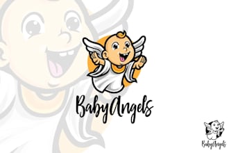 design kids children daycare childcare cute fun school toy shop logo