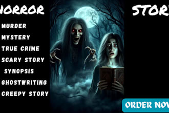 do ghostwriting horror story mystery short story thriller novel ebook
