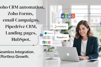 create zoho CRM automation, zoho forms, email campaigns