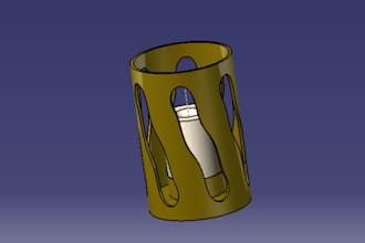 design mechanical parts and technical drawings using catia v5