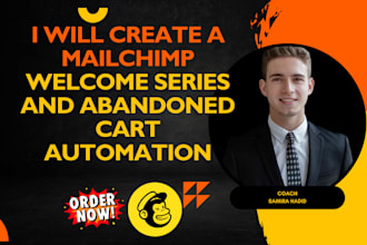 create a mailchimp welcome series and abandoned cart
