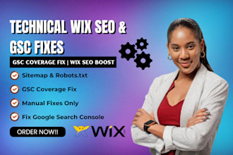 fix google search console errors, wix indexing issues, seo fix, coverage errors