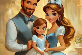 a professional disney family portrait for you