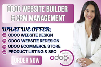 build odoo website design with ecommerce theme customization module integration