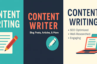 write a high quality article and content for you