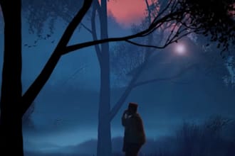 create  2d  silhouette  character animation shadow style animation and rotoscope