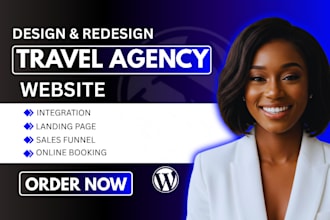 design travel agency website tour and travel agency website tourism website
