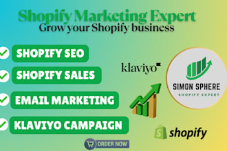 boost shopify store sales shopify website SEO promotion klaviyo email marketing