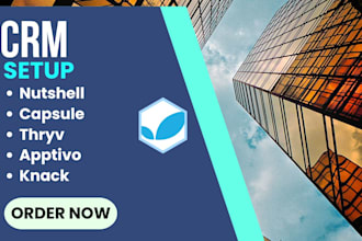 setup nutshell thryv capsule engagebay salesflare knack efficy softr apptivo CRM