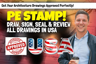 review, stamp floor plan mep architectural design USA city permit florida stamp