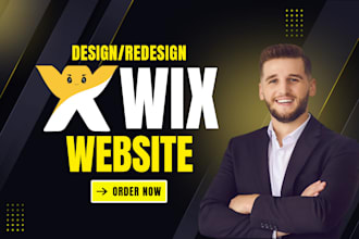 do wix website design, redesign wix website, wix online store