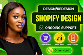design shopify store design, shopify website development, shopify website design