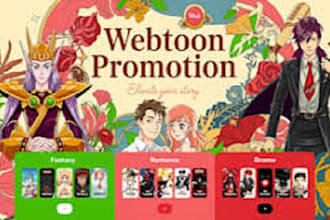 promote your webtoon, webcomic promotion, comic, tapas, manga, voyceme