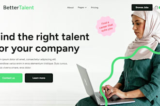 recruitment website, job board website, staffing agency website, job portal site