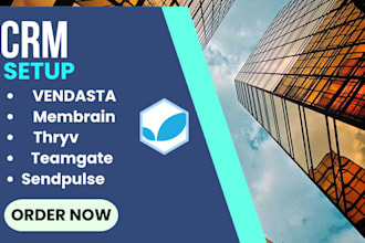 setup suitedash attio sendpulse vendasta membrain vtiger teamgate sage espo crm