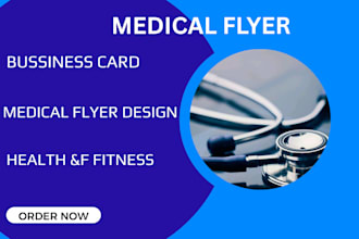 medical, healthcare, home care, dental, mental health flyers, brochure