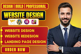 build, design, redesign wordpress website, rebuild wordpress elementor website