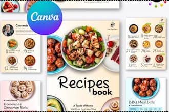 design canva workbook, ebook, lead magnet and mockups for etsy digital products