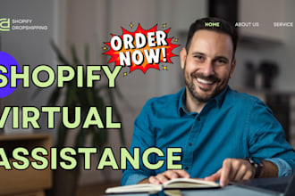 be your shopify virtual assistant shopify manager social media marketing manager
