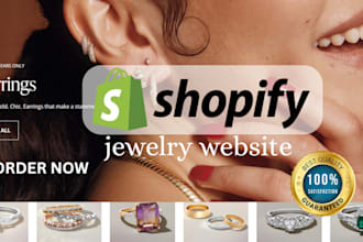 create shopify jewelry store, shopify jewelry website