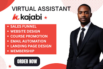 build kajabi website, kajabi landing page, kajabi online course, kajabi expert