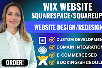 do wix website design or wix website redesign wix booking wix online store SEO