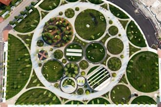 do 2d master plan, site plan, landscape architect and design